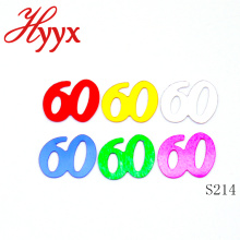 HYYX China Proveedores Nuevo estilo 60.o decoraciones de la fiesta de cumpleaños